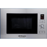 Miniatura 1 de HORNO MICROONDAS INTEGRABLE ORBEGOZO MIG 2330 INOX 23 LITROS CON GRILL INOX