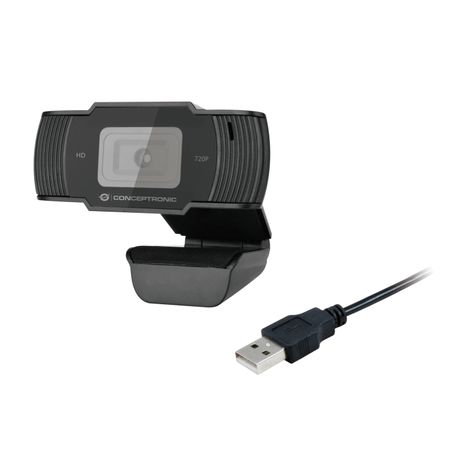 WEBCAM FHD CONCEPTRONIC AMDIS 720P USB 3.6MM 30 FPS ANGULO VISION 68º MICROFONO INTEGRADO - Imagen 4 de 5 WEBCAM FHD CONCEPTRONIC AMDIS 720P USB 3.6MM 30 FPS ANGULO VISION 68º MICROFONO INTEGRADO - Imagen 4 de 5
