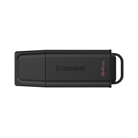 Miniatura 1 de KINGSTON 64GB PORTABLE USB 3.2 GEN 1 DATATRAVELER EXODIA BLACK