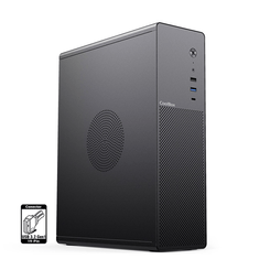 COOLBOX  COOLBOX CAJA MATX SLIM T100 USB-C 3.2 GEN1 FULL METAL S/FTE + 1 VENT. 90MM  Negro