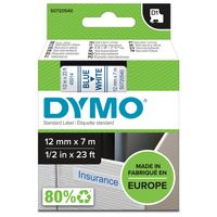Miniatura 3 de D1 - CINTAS DYMO 12MMX7M AZUL/BLANC