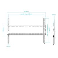 Miniatura 5 de SOPORTE PARED MONITOR/TV TOOQ LP1080F-B 37´´/80´´ MAX.45KG NEGRO