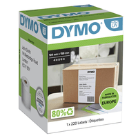 Miniatura 1 de ROLLO ETIQUETAS LABELWRITER 104X159MM BLANCO DYMO S0904980