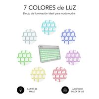Miniatura 3 de TECLADO SUBBLIM INALAMBRICO RETROILUMINADO SMART BACKLIT BT SILVER
