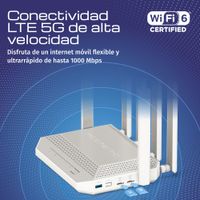 Miniatura 3 de Keenetic Hero 5G Router Wifi6 Mesh 4xG 1x2.5G 2SIM
