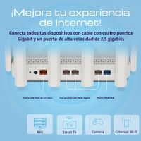 Miniatura 6 de Keenetic Hero 5G Router Wifi6 Mesh 4xG 1x2.5G 2SIM