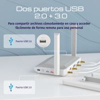 Miniatura 7 de Keenetic Hero 5G Router Wifi6 Mesh 4xG 1x2.5G 2SIM