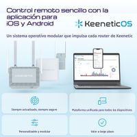 Miniatura 10 de Keenetic Hero 5G Router Wifi6 Mesh 4xG 1x2.5G 2SIM