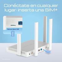 Miniatura 3 de Keenetic Explorer 4G Router Wifi4 Mesh AC1200