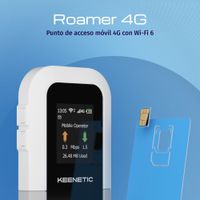 Miniatura 3 de Keenetic Roamer 4G Router Movil WiFi6 AX230