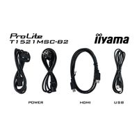 Miniatura 17 de IIYAMA T1521MSC-B2  ProLite 15" LED TN XGA HDMI VGA Altavoces