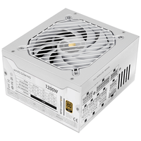 Miniatura 1 de FUENTE DE ALIMENTACION MODULAR MARS GAMING 1200W MPB1200PSIW ATX 3.1 80 PLUS GOLD PFC ACTIVO BLANCO