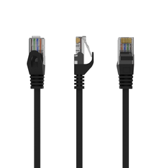 Gembird Latiguillo Cat.6 UTP 1 Mts Negro