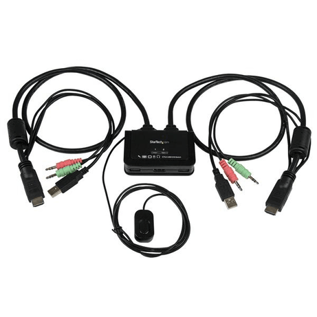 SWITCH CONMUTADOR KVM 2 PUERTOS - Imagen 1 de 7 SWITCH CONMUTADOR KVM 2 PUERTOS - Imagen 1 de 7