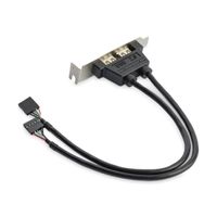 Miniatura 2 de 2 Port USB LP Slot Plate Adapter