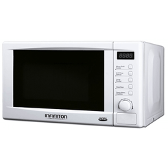 HORNO MICROONDAS CON GRILL INFINITON MW-2015 20 LITROS BLANCO