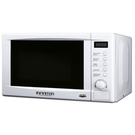 HORNO MICROONDAS CON GRILL INFINITON MW-2015 20 LITROS BLANCO - Imagen 1 de 2 HORNO MICROONDAS CON GRILL INFINITON MW-2015 20 LITROS BLANCO - Imagen 1 de 2