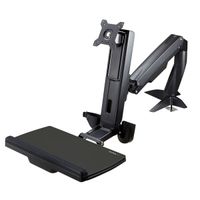 Miniatura 5 de SOPORTE BRAZO/PIE VESA HASTA 24" + BANDEJA TECLADO Y RATON