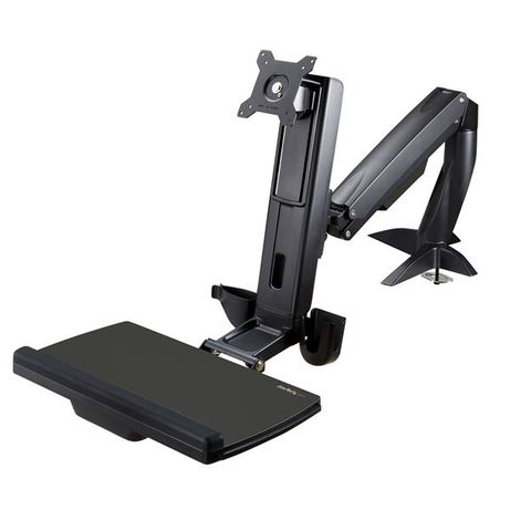 SOPORTE BRAZO/PIE VESA HASTA 24" + BANDEJA TECLADO Y RATON - Imagen 5 de 5 SOPORTE BRAZO/PIE VESA HASTA 24" + BANDEJA TECLADO Y RATON - Imagen 5 de 5