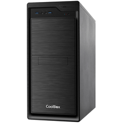 COOLBOX  COOLBOX CAJA ATX F800 2XUSB3.2 GEN1 SIN FTE  Negro