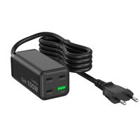 Miniatura 3 de CARGADOR USB GAN COOLBOX CHARGEMASTER 4 PRO 100W 3XUSB-C 1XUSB-A PD QC4+ 100W NEGRO
