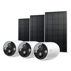 CAMARA EXTERIOR IP TP-LINK TAPO TC85-KIT SMART PANEL SOLAR BATERIA 2K QHD VISION COLOR IA AUDIO IP66