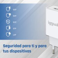 Miniatura 8 de iggual cargador de pared 1xUSB 5V/2A (10W)