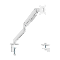 Miniatura 1 de AISENS Soporte de Mesa Eco Contrapeso Giratorio e Inclinable para Monitor TV 9KG  3 Pivotes  1 Brazo  de 17  32   Negro