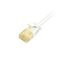 Miniatura 3 de LATIGUILLO SLIM U/UTP CATEGORIA 6A LIBRE HALOGENOS 0.25M COLOR BLANCO 626001