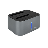 Miniatura 1 de Tooq TQDS-805G Dock Station Doble Bahía HDD Gris