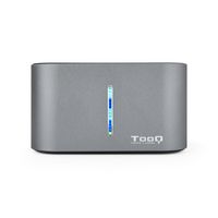 Miniatura 3 de Tooq TQDS-805G Dock Station Doble Bahía HDD Gris