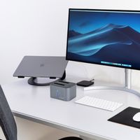 Miniatura 9 de Tooq TQDS-805G Dock Station Doble Bahía HDD Gris