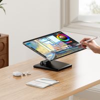 Miniatura 5 de AISENS Soporte de Mesa Eco Inclinable para Monitor POS 6 5kg de 10  27   Negro