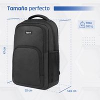 Miniatura 7 de iggual Mochila portátil 15.6-17 Everyday Use negra