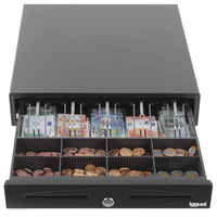 Miniatura 1 de iggual Cajón Portamonedas IRON-70 44,5cm 5+8 negro