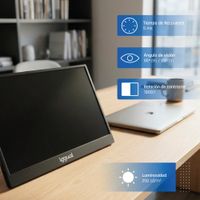 Miniatura 5 de IGGUAL Monitor portátil 15,6" IPS FHD USB-C funda   15.6" LED IPS Full HD HDMI Altavoces