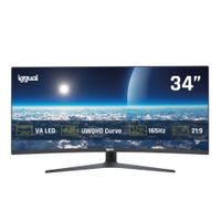 Miniatura 2 de IGGUAL Monitor 34" UWQHD 1ms 2DP 2HDMI MM AA Curvo   34" LED VA Wide Quad HD HDMI Altavoces