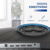 Miniatura 7 de IGGUAL Monitor 34" UWQHD 1ms 2DP 2HDMI MM AA Curvo   34" LED VA Wide Quad HD HDMI Altavoces