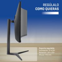 Miniatura 9 de IGGUAL Monitor 34" UWQHD 1ms 2DP 2HDMI MM AA Curvo   34" LED VA Wide Quad HD HDMI Altavoces