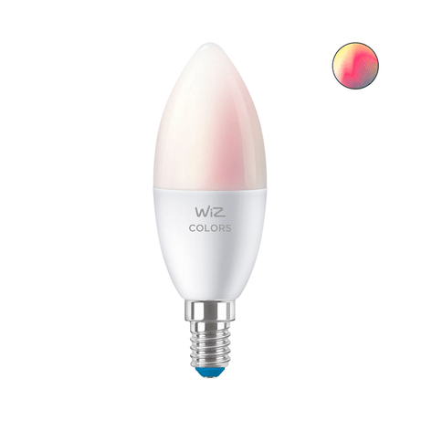 BOMBILLA WIZ COLOR VELA | 40W | E14 | RGB | BT & WI-FI - Imagen 1 de 11 BOMBILLA WIZ COLOR VELA | 40W | E14 | RGB | BT & WI-FI - Imagen 1 de 11