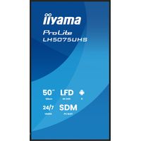 Miniatura 4 de IIYAMA LH5075UHS-B2AG   49.5" LCD VA 4K Ultra HD HDMI Altavoces