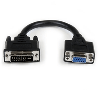 Miniatura 1 de 8  DVI MALE TO VGA FEMALE CABLE