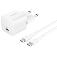 Miniatura 2 de CARGADOR USB BELKIN WCA012KQ1MWH-B6 USB-C PD 25W + CABLE USB-C A USB-C 1m COLOR BLANCO