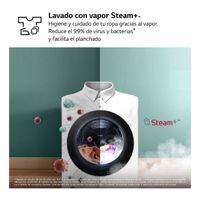 Miniatura 6 de LAVADORA SECADORA LG W4X1085NWH 8/5 KG 1400 RPM A BLANCO