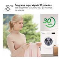 Miniatura 7 de LAVADORA SECADORA LG W4X1085NWH 8/5 KG 1400 RPM A BLANCO