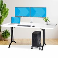 Miniatura 10 de Computer Tower Cart Rolling CPU Caddy