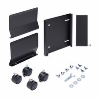 Miniatura 11 de Computer Tower Cart Rolling CPU Caddy