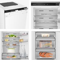 Miniatura 36 de FRIGORIFICO COMBI INTEGRABLE HISENSE RB3B250SAWE SIN NOFROST E ALTO 177 CM ANCHO 54 CM