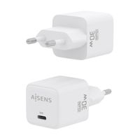 Miniatura 4 de CARGADOR AISENS GAN 30W 1XUSB-C PD3.0 QC4.0 BLANCO