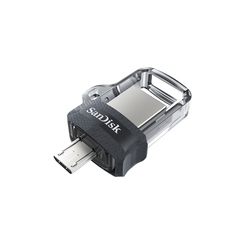 MEMORIA MICRO USB + USB 3.0 SANDISK ULTRA DUAL DRIVE M3.0 32GB GREY & SILVER SDDD3-032G-G46